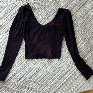 Align long sleeve crop